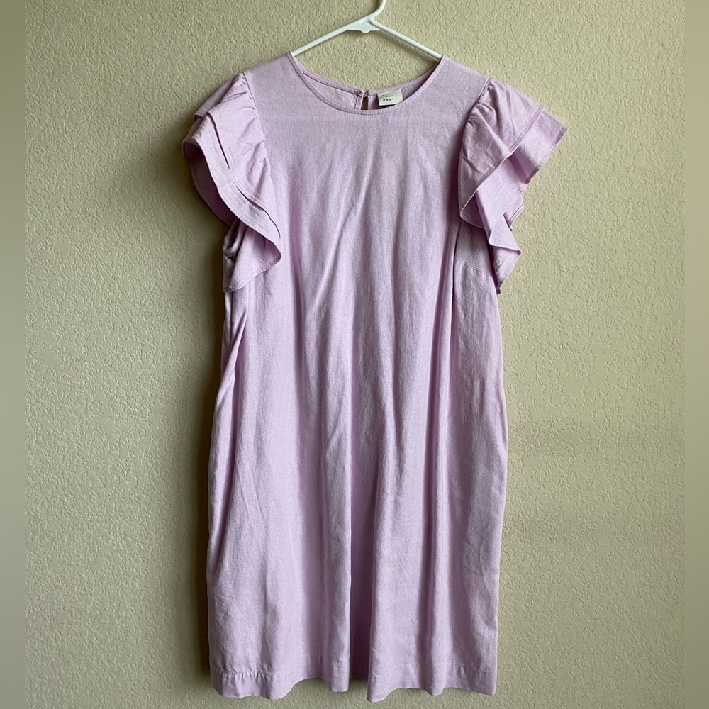 BNWT Lavender Ruffle Sleeve Dress
